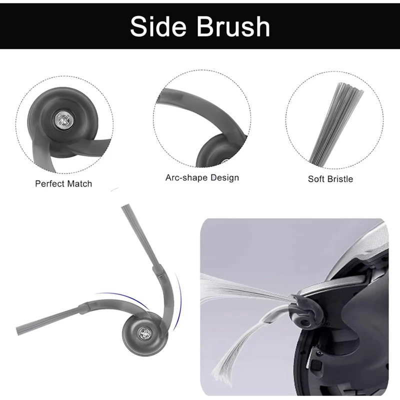 Roborock Saros 10 Accessories Main Roller Side Brush Hepa Filter Mop Cloth Dust Bag robot vacuum cleaner Parts