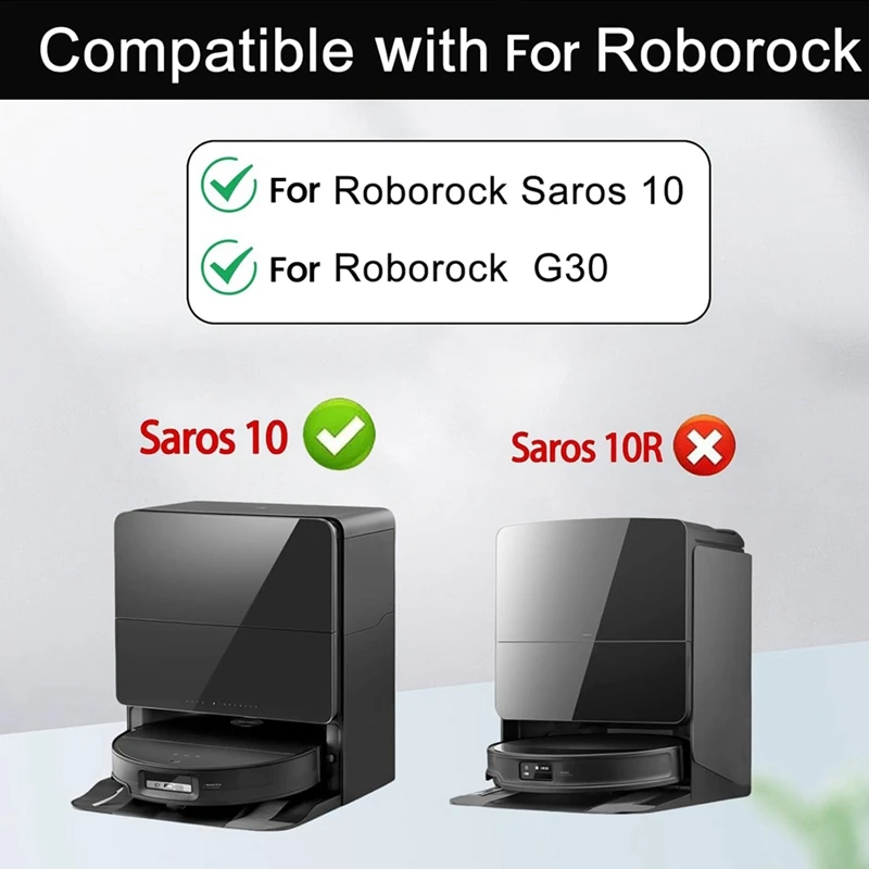 Roborock Saros 10 Accessories Main Roller Side Brush Hepa Filter Mop Cloth Dust Bag robot vacuum cleaner Parts