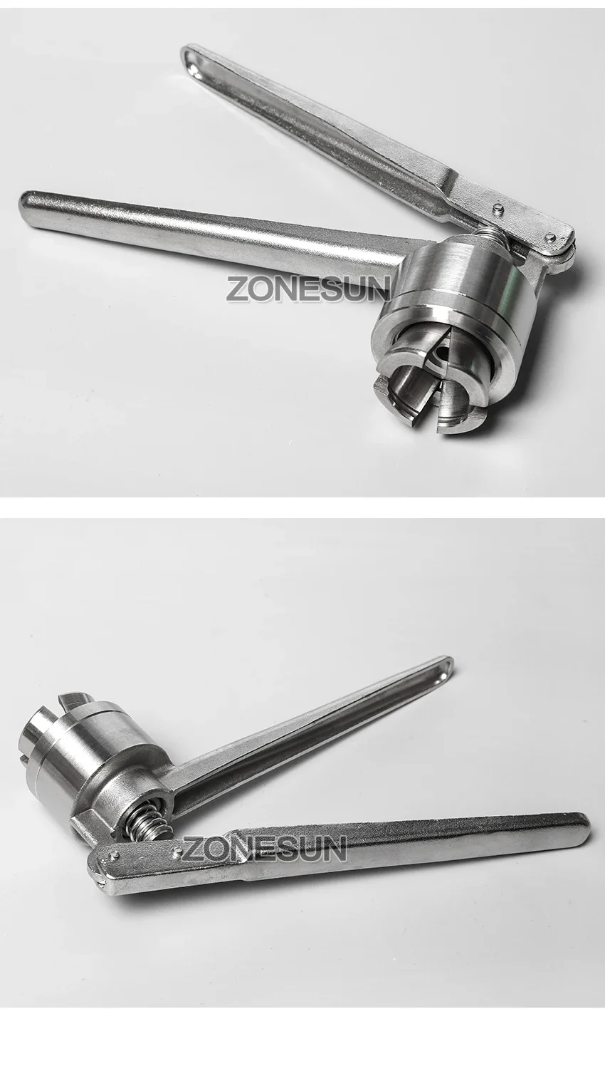 ZONESUN ZS-PVC1 Handheld Vial Crimper Sealer Manual Capper for 11-32mm Aluminum & Flip-Off Caps Bottle Capping Tool