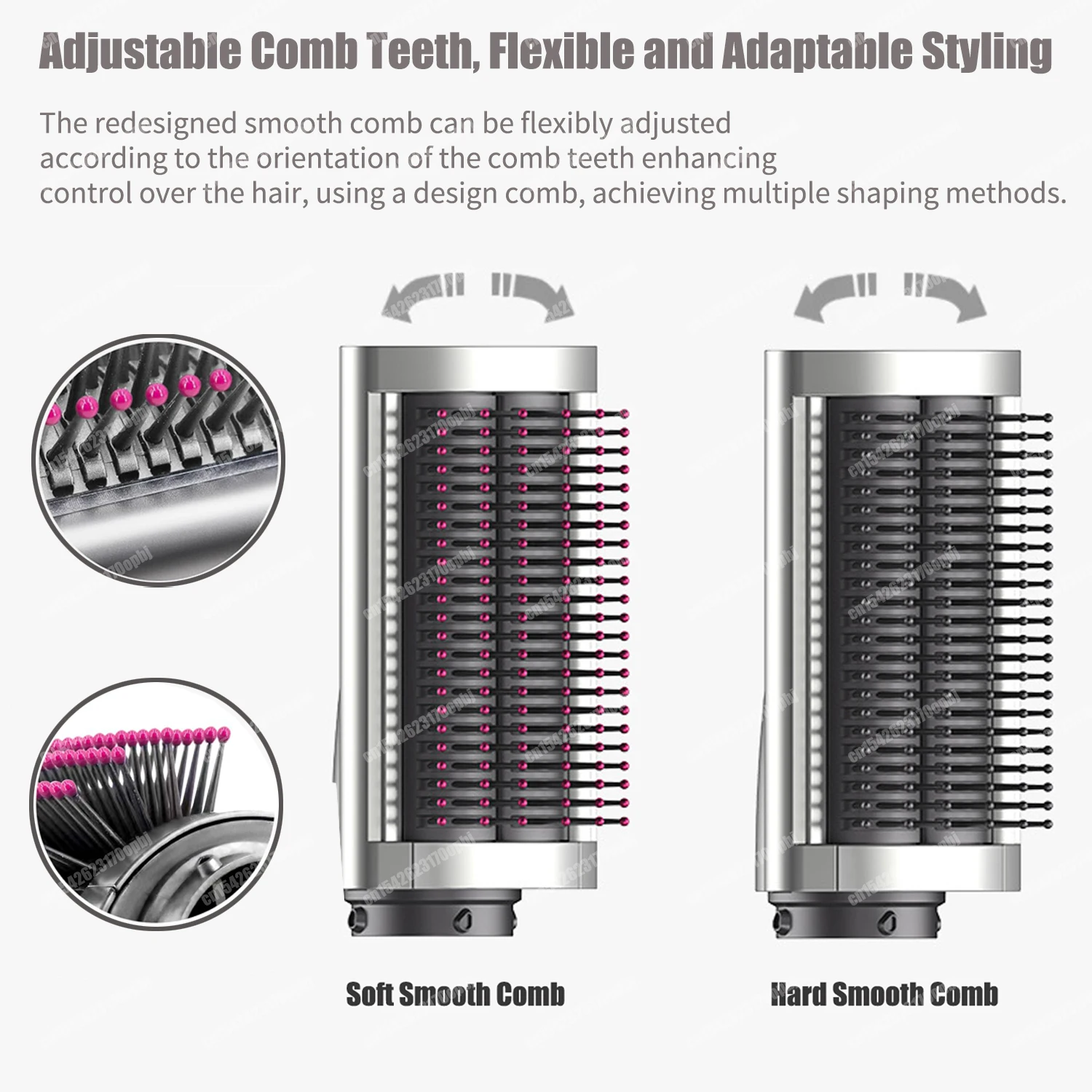 New Multil Hair Styler Auto Curling Dryer Wrap Hot/Cold Air Dryer 1300W Hair Straightener Curling Barrel Brush Salon Hair Dryer