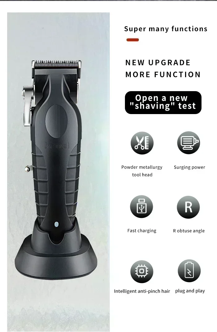 Kemei Hair Clipper Kit KM-2296 KM-2299 KM-1102 Men's Electric Hair Trimmer Machine Professional Hair Cutting Machine for Men