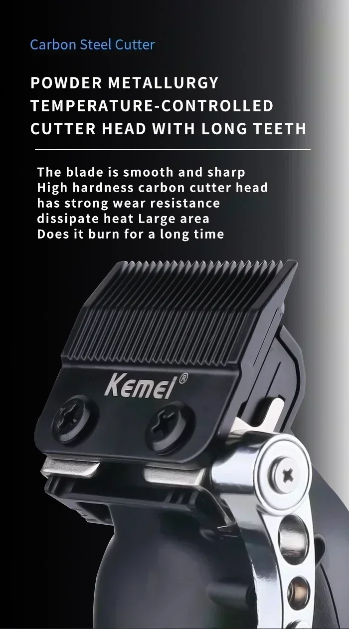 Kemei Hair Clipper Kit KM-2296 KM-2299 KM-1102 Men's Electric Hair Trimmer Machine Professional Hair Cutting Machine for Men