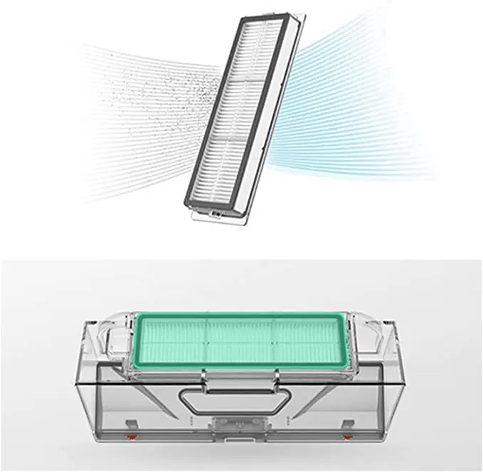 Dust Box Hepa Filter Parts For xiaomi Dreame Bot W10 Pro STYTJ06ZHM Vacuum Cleaner Robot Dustbin Box with Filter Accessroies