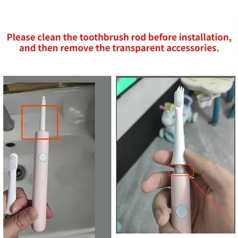 Replacement Toothbrush Head for SOOCAS EX3 SO WHITE EX3 PINJING EX3 Electric Toothbrush Head Soft Bristles Nozzles