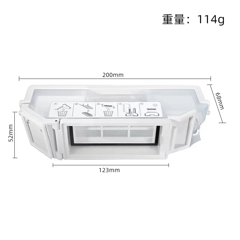 ECOVACS T30 PRO OMNI / T30S PRO / YEEDI M12 Pro+ Robot Vaccum Replacement Parts Dust Bag Main Side Brush Filter Mop Accessories