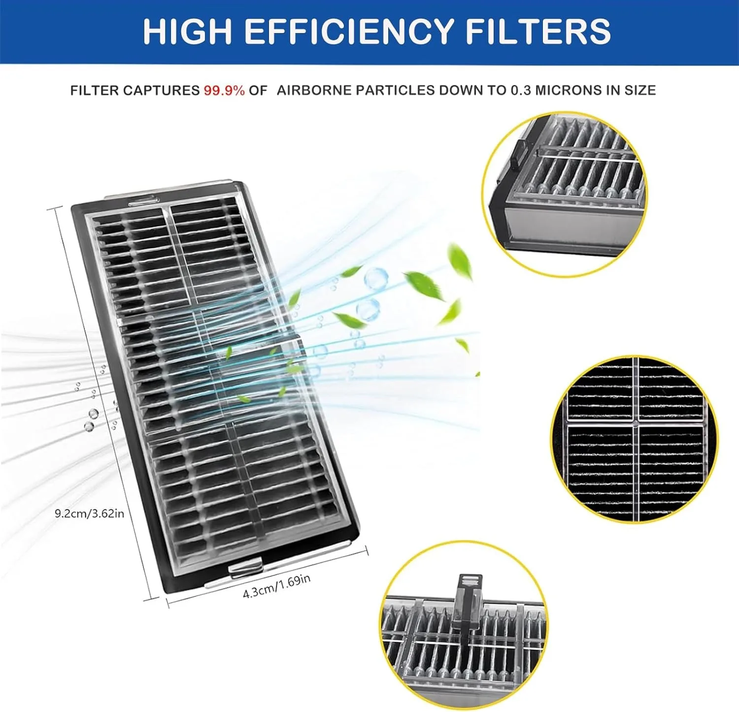 Dreame L10s Pro Ultra Heat, X30 Ultra, X30 Pro Accessories Vacuum Cleaner Replacement Main Side Brush Filter Mop Dust Bag