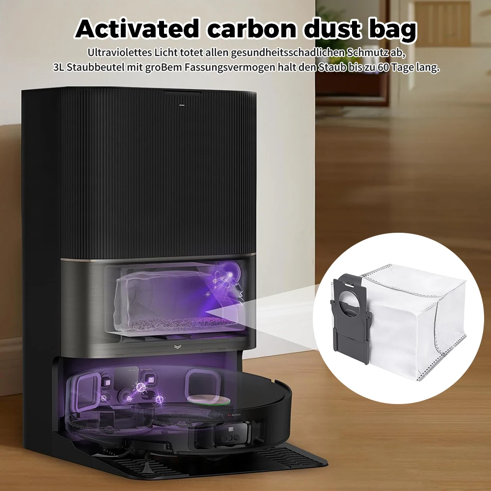 Parts Dust Bags For Dreame X50/X50 Pro/X50 Ultra/X50 Master/X40 Pro/X40 Ultra/X40 Enhanced/S30 Pro Ultra Robot Disposable