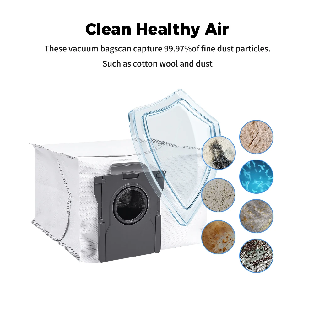 Parts Dust Bags For Dreame X50/X50 Pro/X50 Ultra/X50 Master/X40 Pro/X40 Ultra/X40 Enhanced/S30 Pro Ultra Robot Disposable