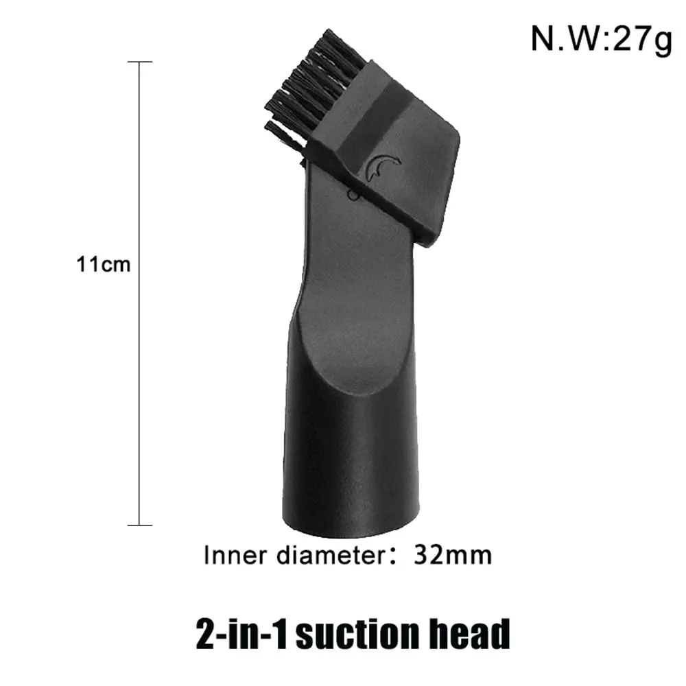 For 32mm 35mm 1 1/4in 1 3/8in Vacuum Cleaner Accessories Universal Vacuum Nozzle Suction Brush Head Crevice Tool for Bed Sofa