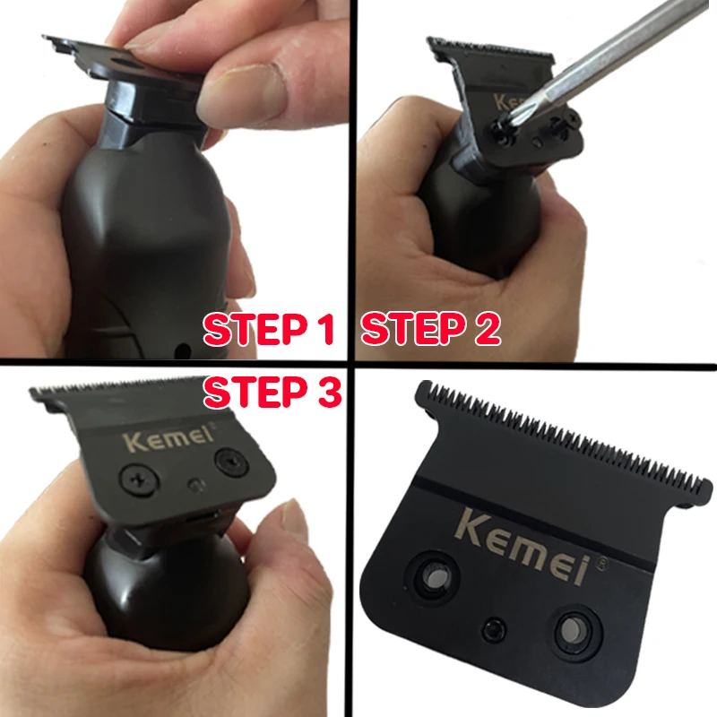 Kemei KM-2299 Original Replacement Blade Hair Clipper Blade Cutter Head For Hair Trimmer Cutting Knife Head Parts Accessories