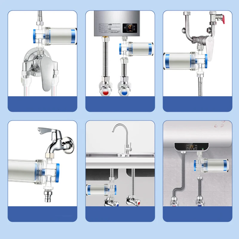 Household To Impurity Rust Sediment Kitchen Washing Machine Water Heater Shower Shower Water Filter Water Purifier Filter