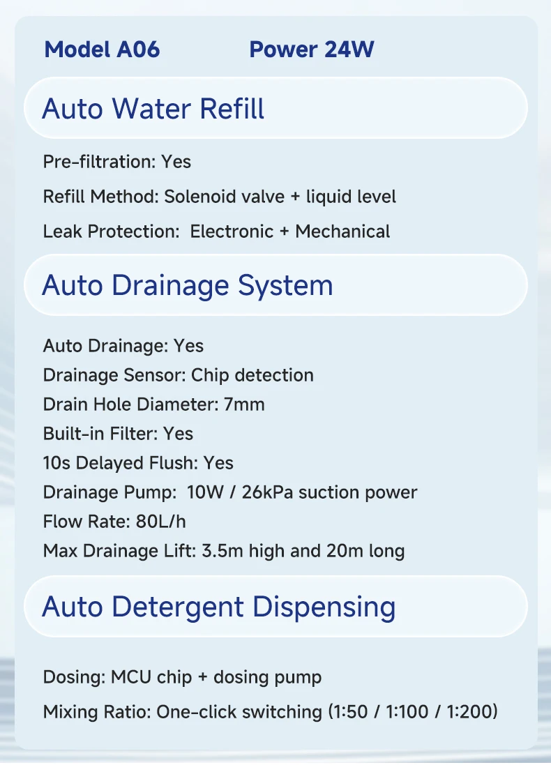 Ecovacs X11 X12 T90 X9 T50 X8 X1 Robot Vacuum Water Change Kit Auto Water Refill and Drain Water Hookup Accessories ModuleM