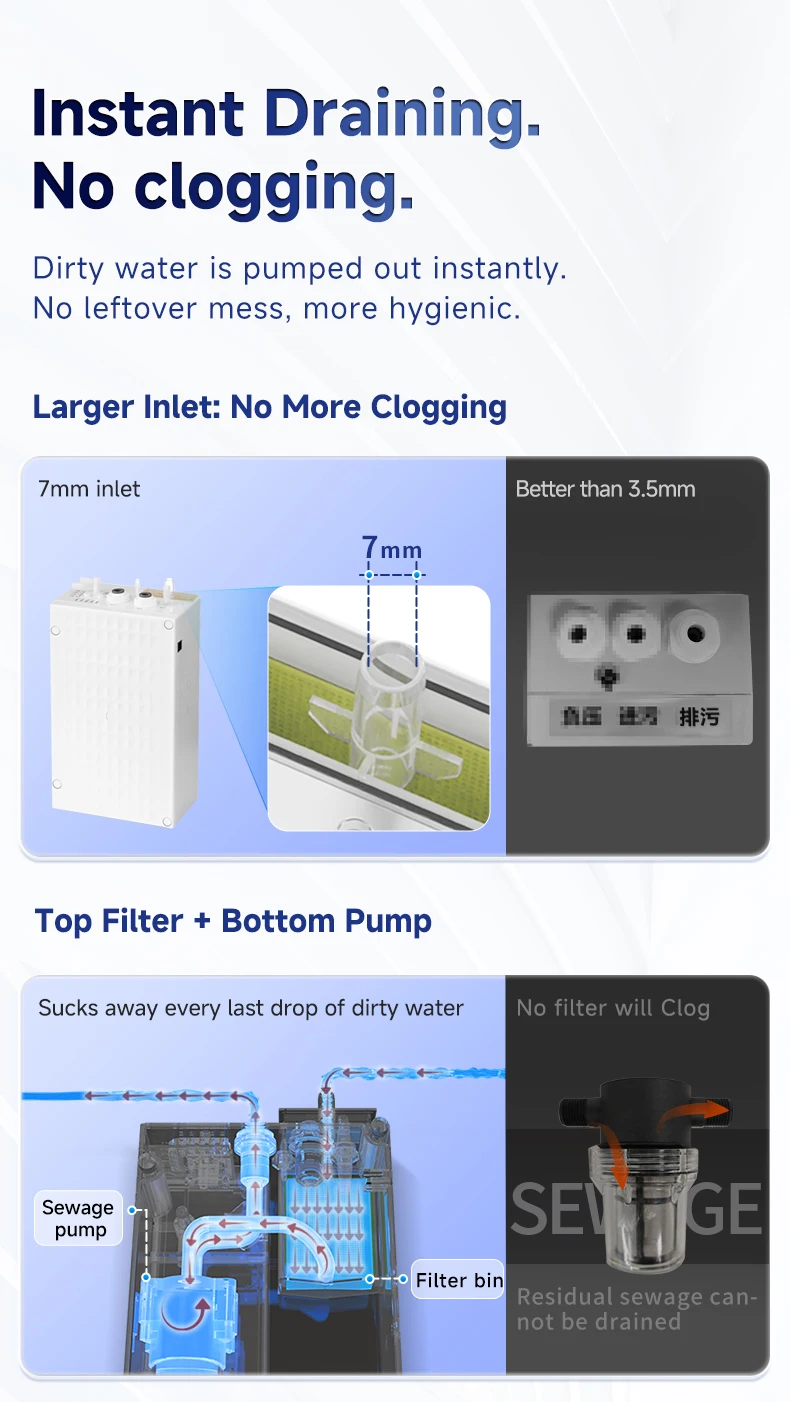 Ecovacs X11 X12 T90 X9 T50 X8 X1 Robot Vacuum Water Change Kit Auto Water Refill and Drain Water Hookup Accessories ModuleM