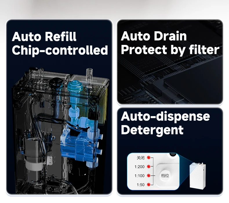 Ecovacs X11 X12 T90 X9 T50 X8 X1 Robot Vacuum Water Change Kit Auto Water Refill and Drain Water Hookup Accessories ModuleM