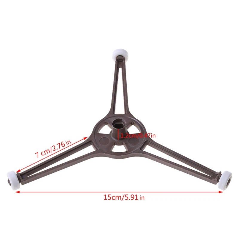 Replacement 3 Arms Microwave Oven Turntable Plate Holer Rack Glass Roller Guide For Microwave Parts 24.5cm Flat Glass Plate G08