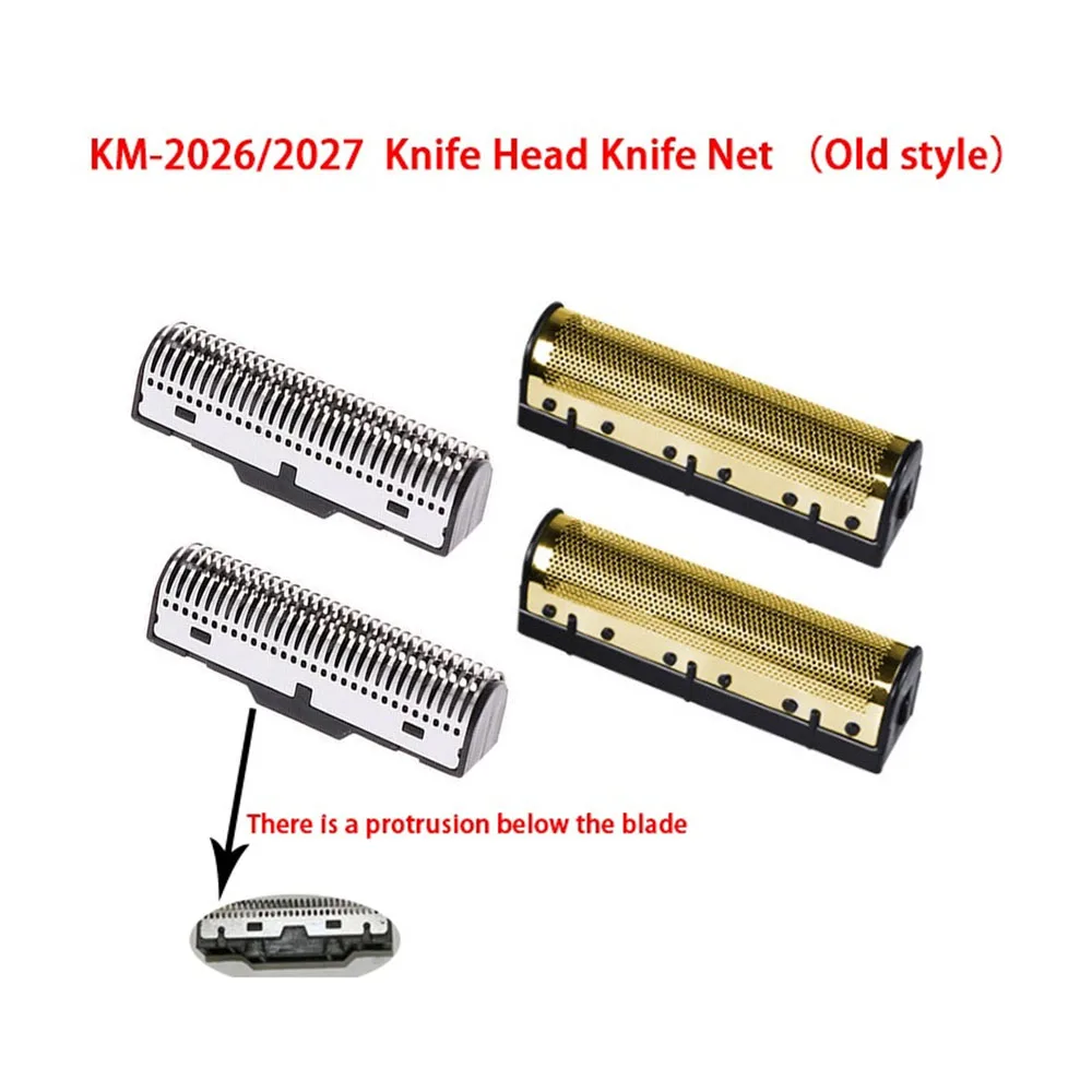 Replacement Blade for Kemei KM-1102/2026/2027/2028 Original Professional Blades Set Knife Head And Knife Net Shaving Accessories