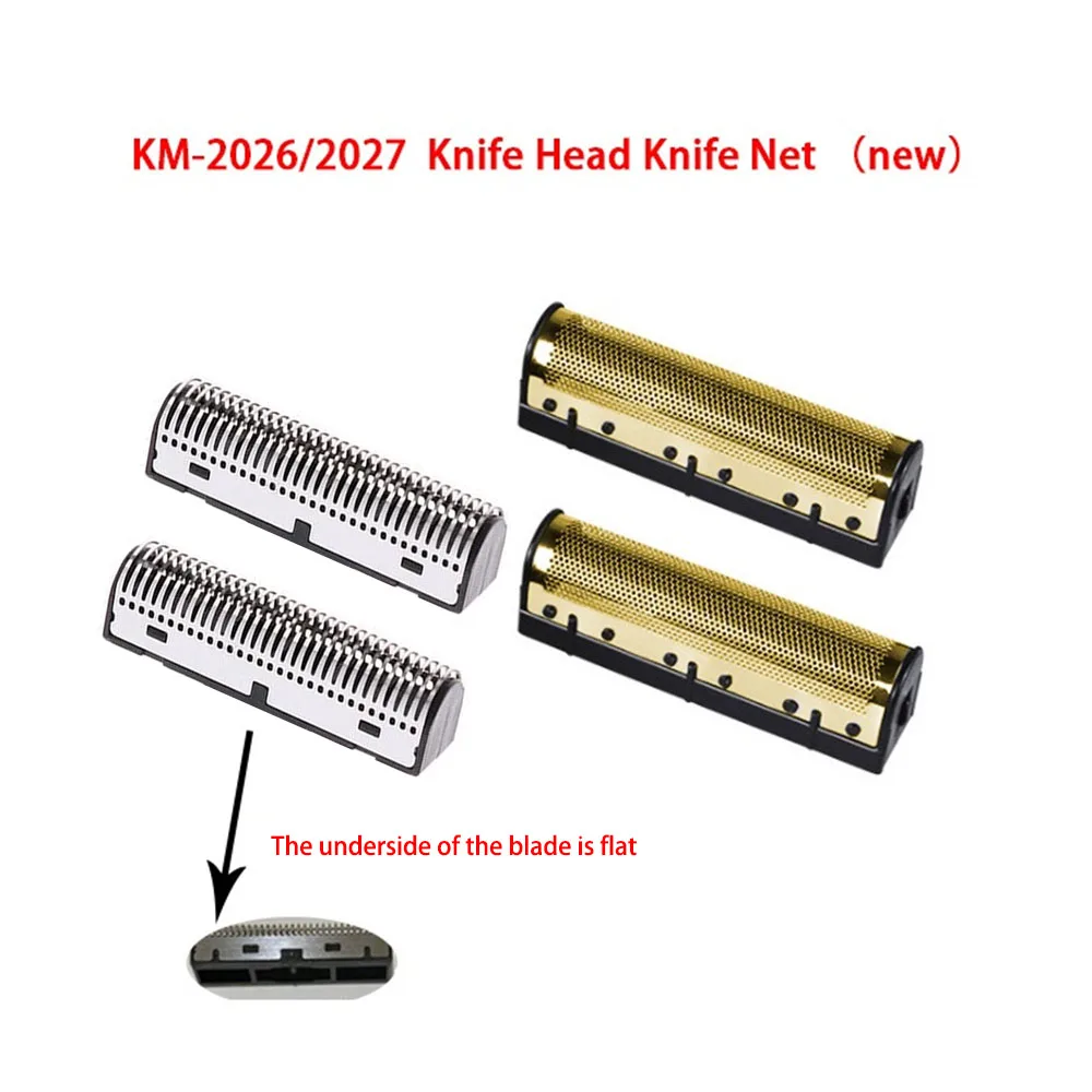 Replacement Blade for Kemei KM-1102/2026/2027/2028 Original Professional Blades Set Knife Head And Knife Net Shaving Accessories