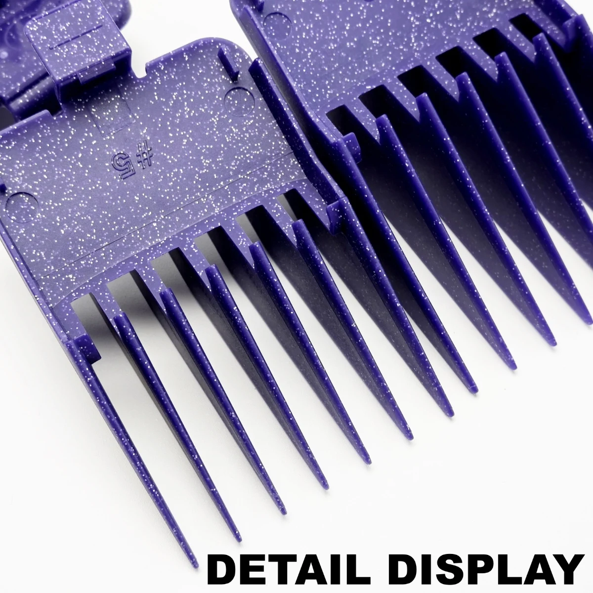 Professional Electric Hair Clipper Comb 10PC Purple Limit Comb Suitable for M10, R77F, 2020C, KULILANG, WMARK, BRCILIP Barbers
