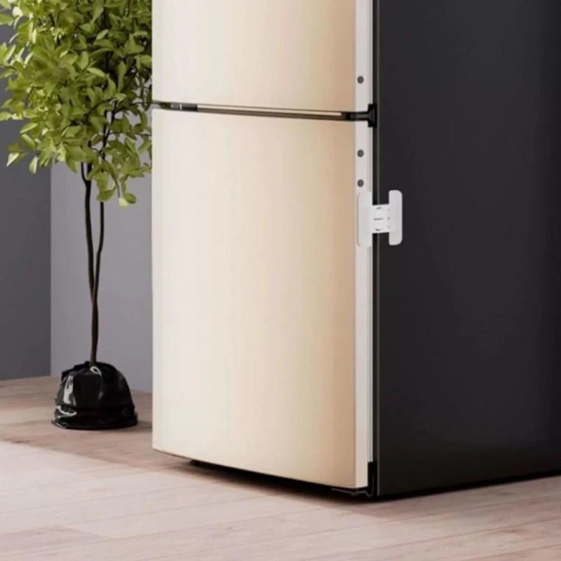 2pcs Kids Security Protection Refrigerator Lock Home Furniture Cabinet Door Safety Locks Anti-Open Water Dispenser Locker Buckle