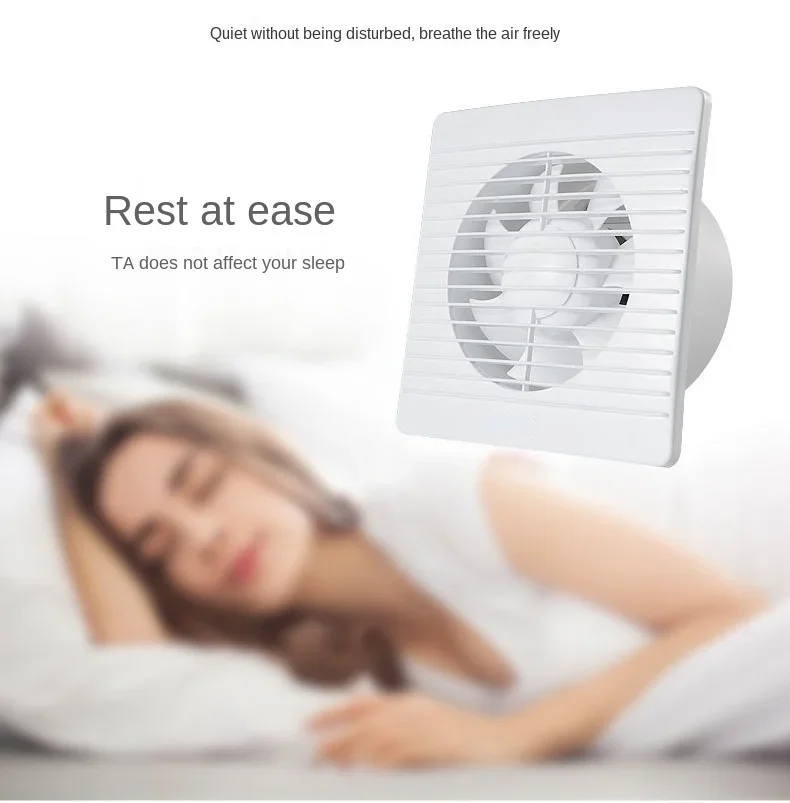 4'6'8' Exhaust Fan Toilet Powerful mute Exhaust Fan Household Wall Exhaust Fan Ventilation Fan for Dropshipping