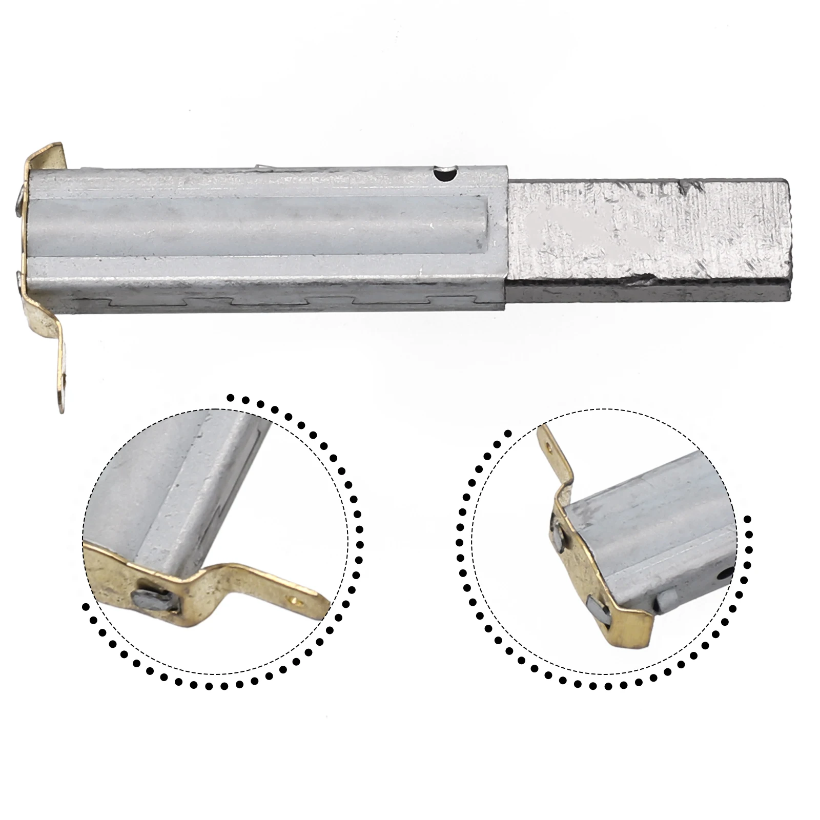 2pcs Vacuum Cleaner Motor Carbon Brush For 30/60/70/80/90L Industrial Vacuum Cleaners Vacuum Accessories