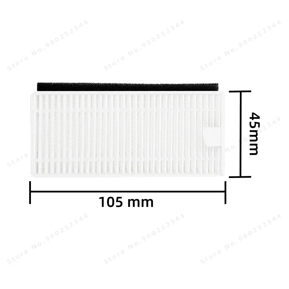 Compatible For Lefant M201 , U180 / OKP Life K8 / MyGenie H20 Wifi Robot Vacuum Parts Accessories Side Brush Hepa Filter
