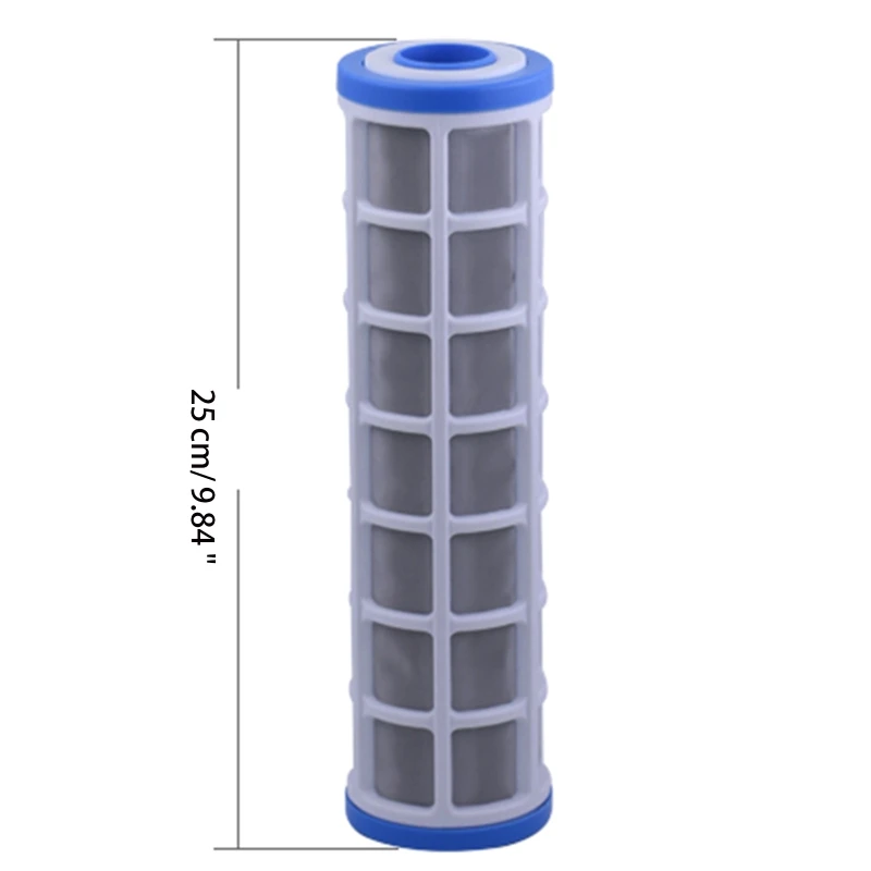 Washable Water Purifier Filter 10 Inch Stainless Steel Mesh Filter Cartridges Filter Accuracy 40 Microns