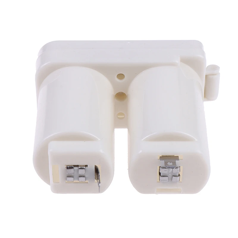 3/2/1Pcs Double Compartments Universal Battery Box for Gas Water Heater Accessories Parts Plastic Double Battery Case(white)