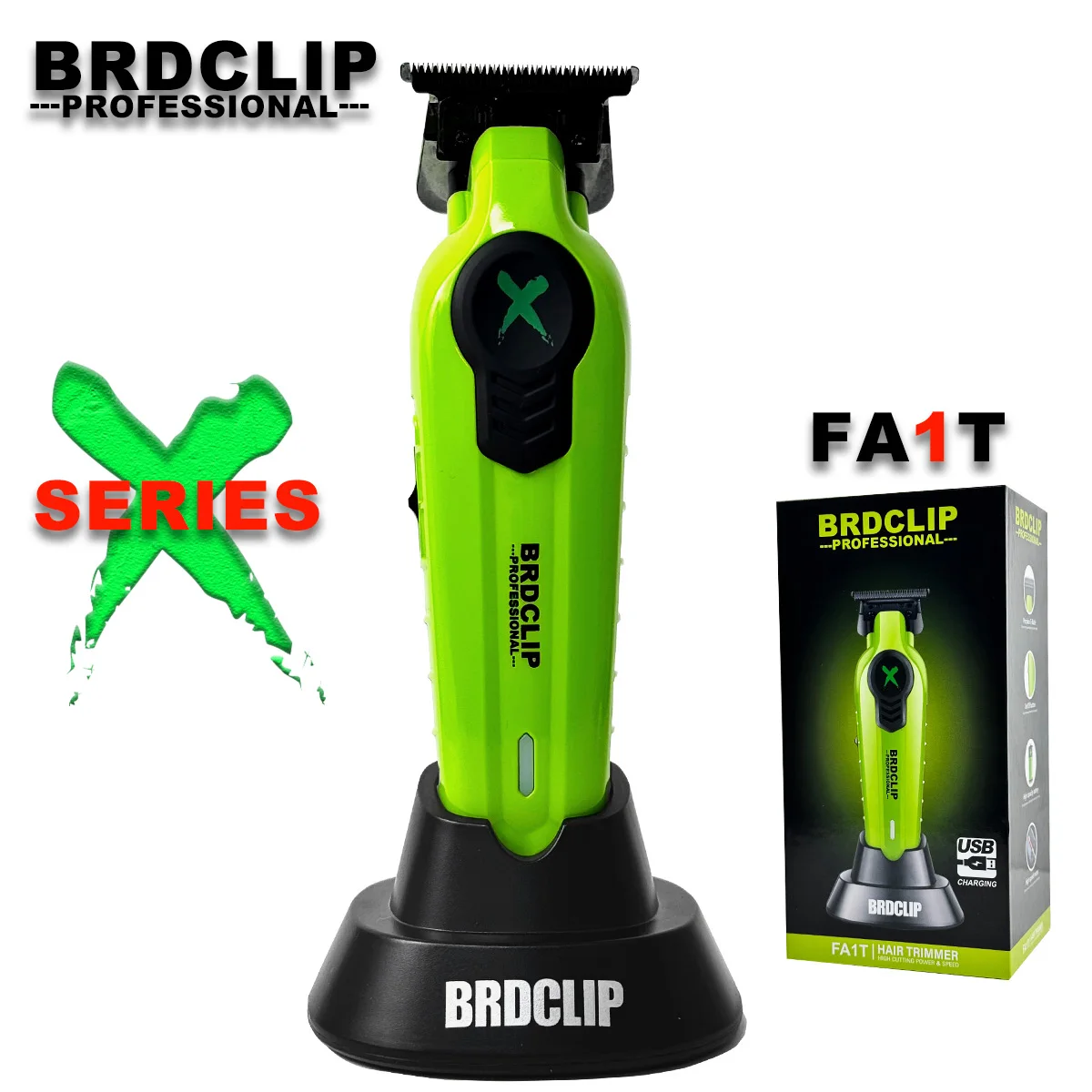 Professional Electric Trimmer BRDCLIP FA1T Men's Carving Oil Head Gradient Hair Salon Barber Shop Hair Clipper 7800RPM DLC Blade