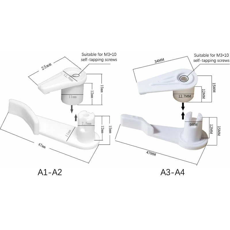 Ceiling Light Clip Clamps With Screws Lampshade Fixed Clamp Plastic Buckle For LED Fixture Ceiling Lamp LED Lighting Accessories