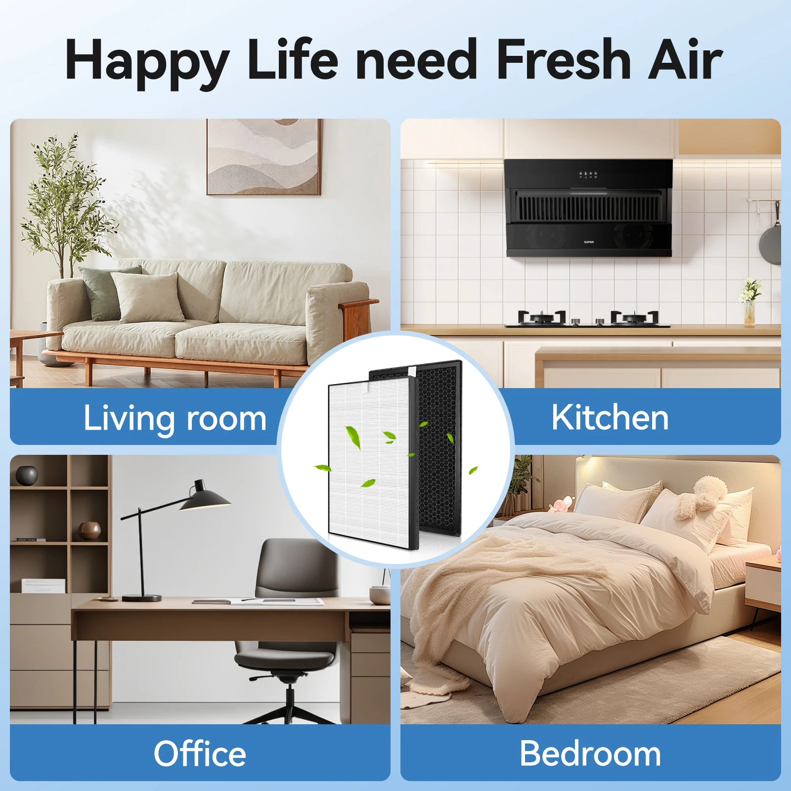 FY1410/30 FY1413/30 Real HEPA Filter Activated Carbon Filter for Philips Air Purifier AC1214 AC1215 AC1217 AC2729