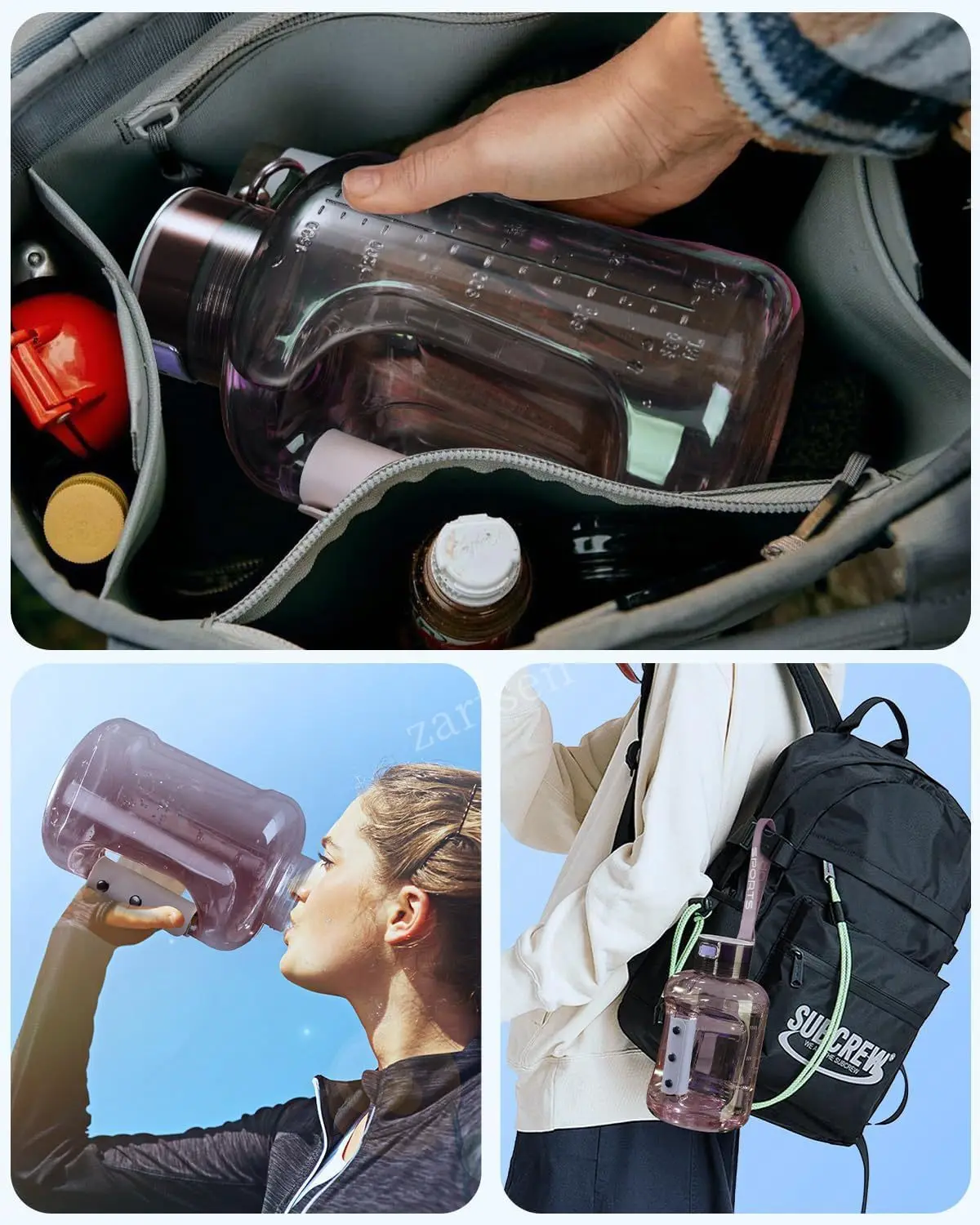 Hydrogen Water Bottle 1.5L Hydrogen Rich Portable Sports Water Bottle Rich Molecular Hydrogen Water Generator