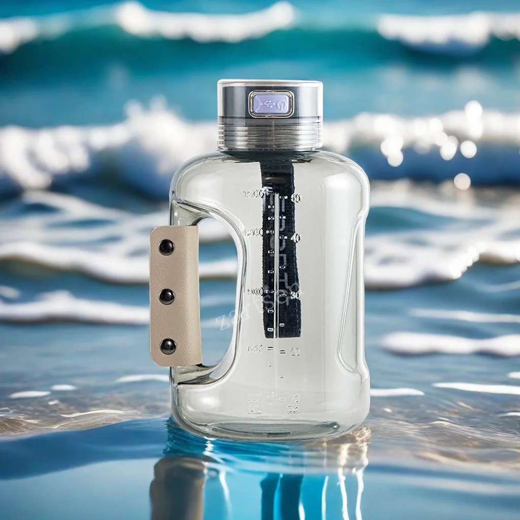 Hydrogen Water Bottle 1.5L Hydrogen Rich Portable Sports Water Bottle Rich Molecular Hydrogen Water Generator