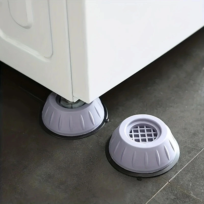 4 Pcs Anti Vibration Pads Set Shock Noise Cancelling Washing Machine Support Universal Furniture Anti Slip Dryer Feet Legs Base
