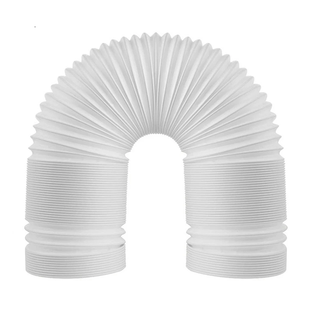 1.5/2M Portable Flexible Conditioner Exhaust Hose Tube 13/15cm Exhaust Pipe Hose Connector Interface for Mobile Air Conditioning