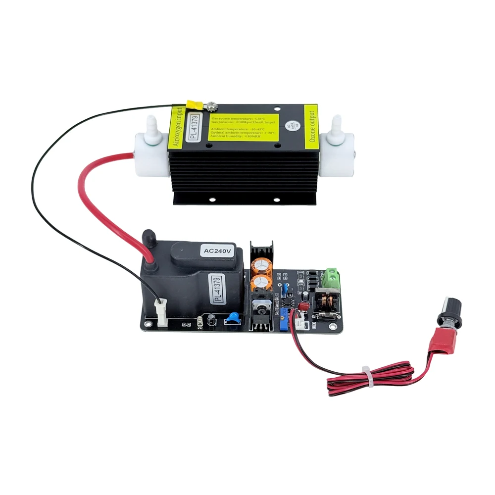 High-end 3g/h 32w Adjustable Black Quartz Tube Air Cooling Ozone Generator Kit Ozone Water Generator for Water Purifier