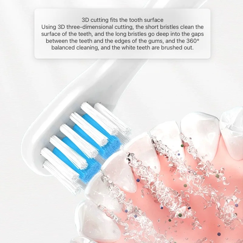 Replacement Toothbrush Heads for SOOCAS C1/MITU MES801/KAISHU/DR.BEI A7 Kids Electric Toothbrush Children Soft Nozzle