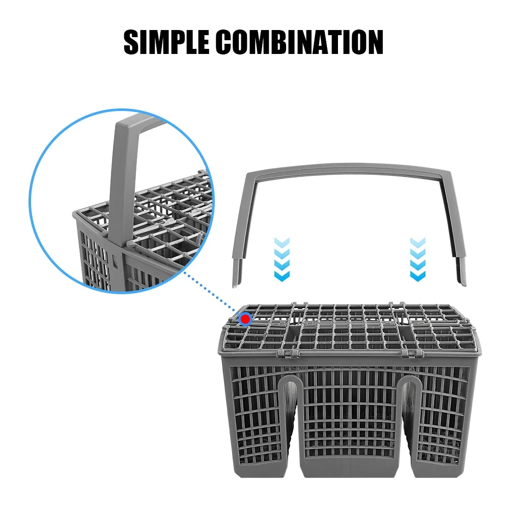 1PC Dishwasher Cutlery Storage Basket For LG For Kitchenaid For GE For Bosch For Maytag Knife Fork Storage Basket Cutlery Holder