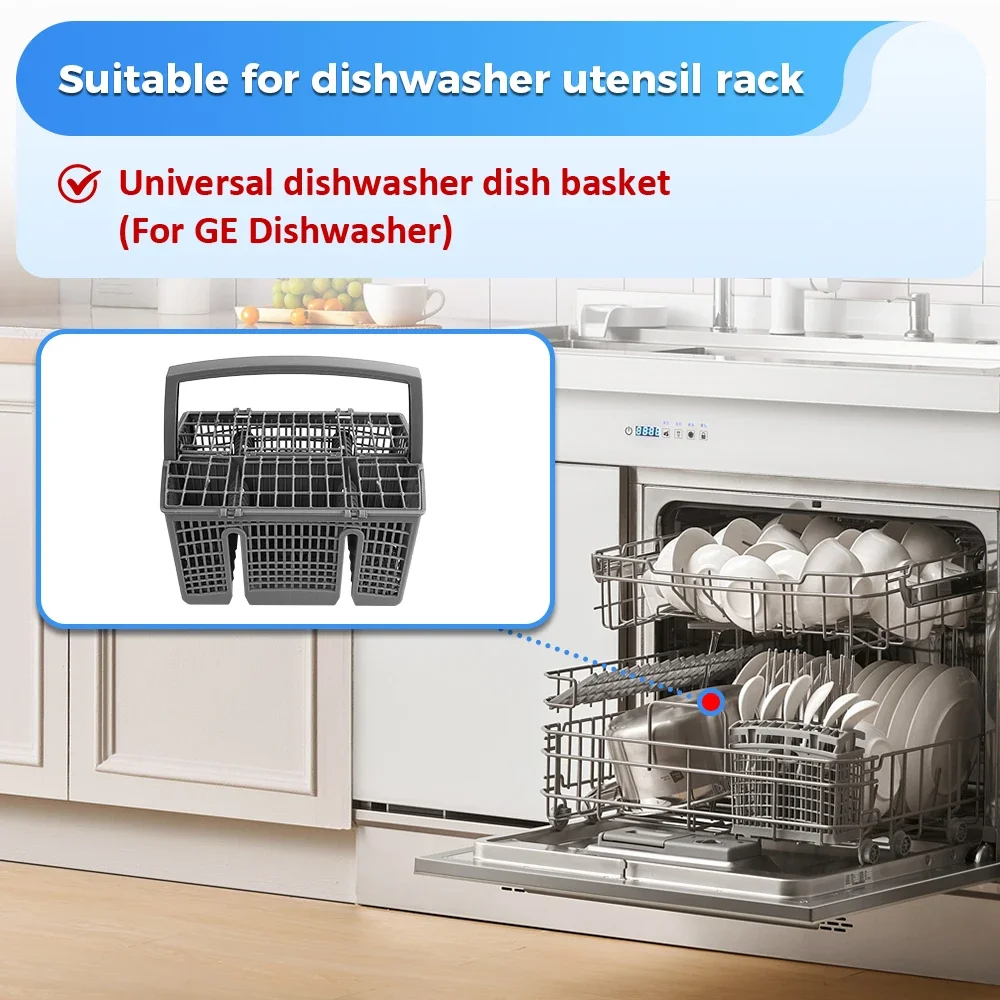 1PC Dishwasher Cutlery Storage Basket For LG For Kitchenaid For GE For Bosch For Maytag Knife Fork Storage Basket Cutlery Holder
