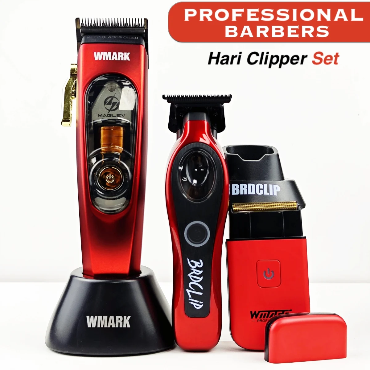 WMARK Professional Electric Hair Clipper NG-9004 BRDCLIP M3T Hair Trimmer Electric Shaver NG-7901 Barber Shop DLC Blade Machine