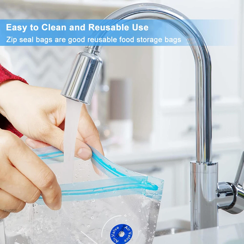 Food Vacuum Bags Reusable Vacuum Packaging Bags 10pcs BPA-Free Vacuum Sealing Air Valve Bag Food Storage Fresh Keeping Bags