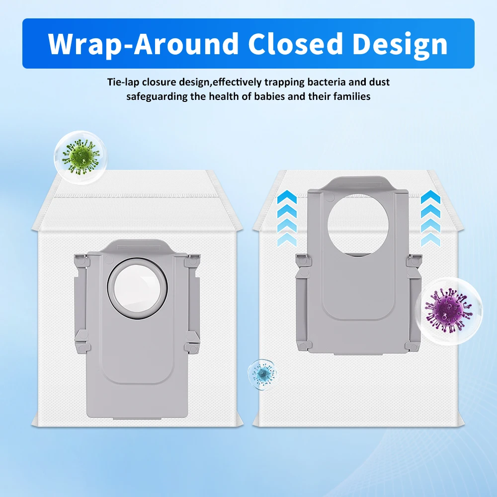 Dust Bag Part For Roborock Qrevo Curv Qrevo Edge Qrevo MaxV Qrevo Master Q Revo Qrevo S Qrevo Pro Plus Slim Vacuum Bag Accessory