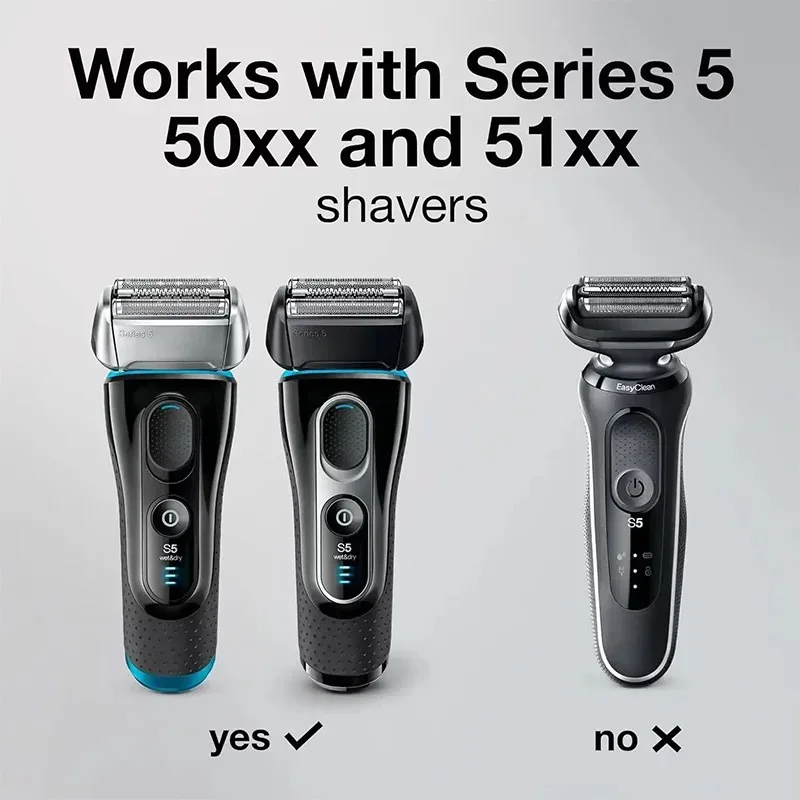 52B Replacement Head Compatible with Electric Shaver Razor 5090/5190cc,5040/5140s,5030s,5147s,5145s,5195cc,5197cc