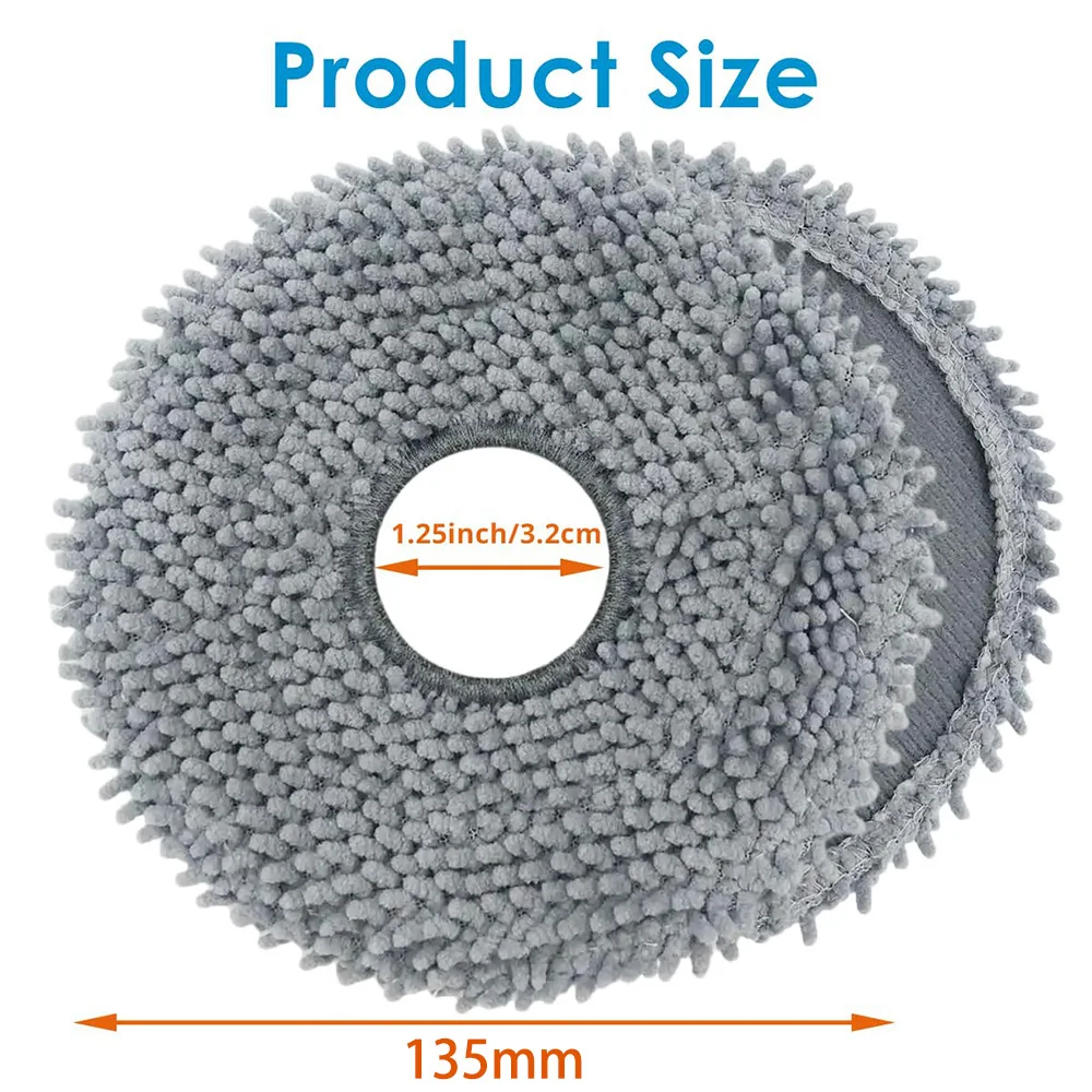 Mop Pads for Roborock Q Revo Master, Q Revo S, Q Revo Pro, Q Revo Maxv, Q Revo Curv Accessories Replacement Parts Mopping Cloths
