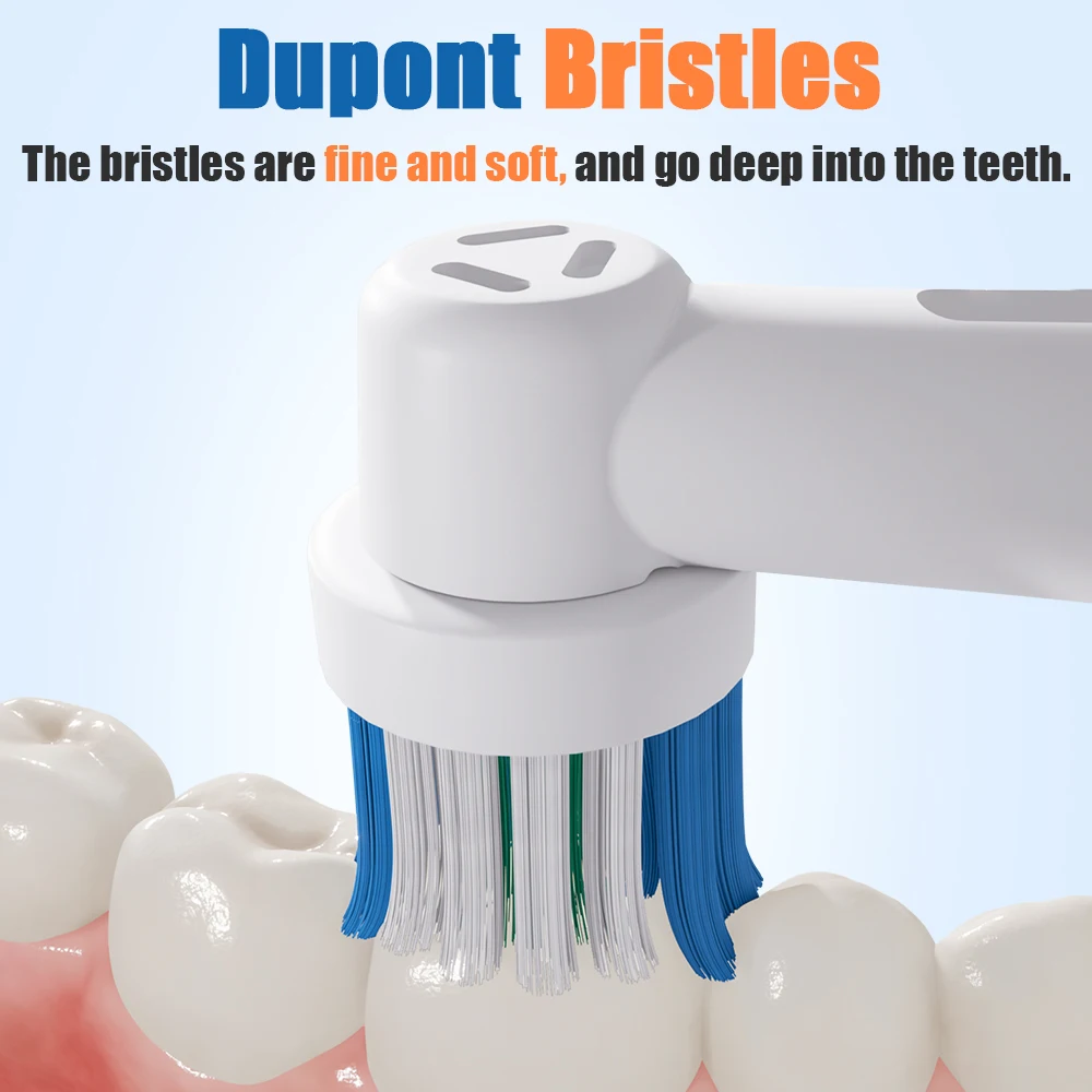 4 8 12 20 Pack Compatible with Oral B Electric Toothbrush Replacement Brush Heads, Toothbrushes Head Refills for Pro 1000 7000