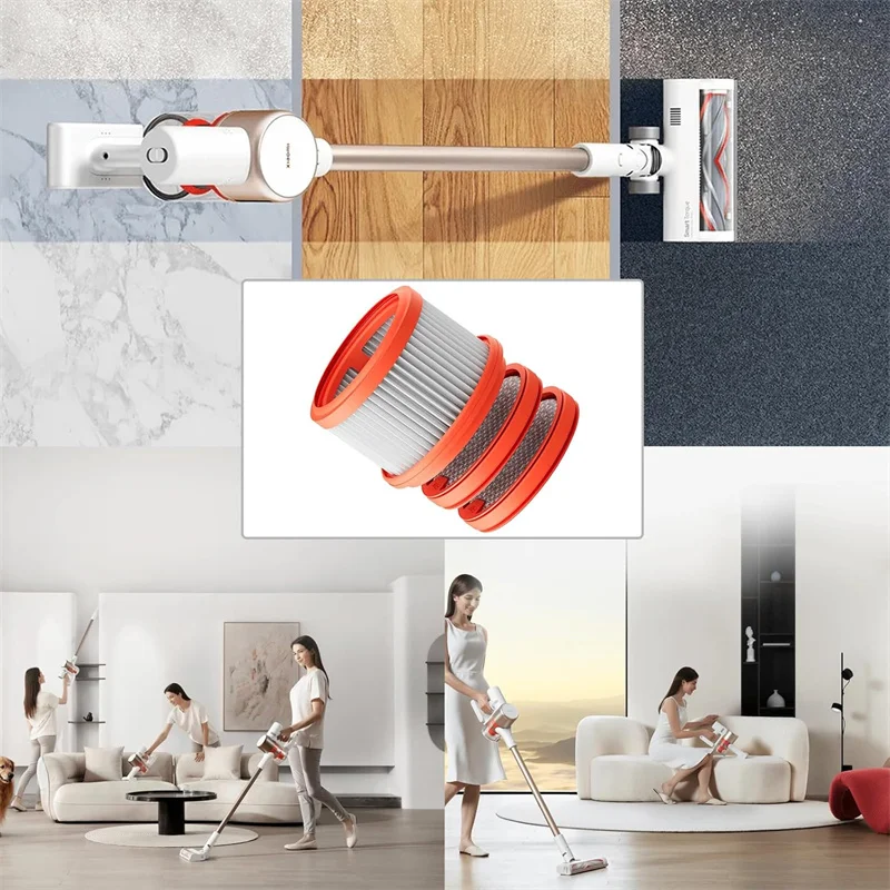 Filter Kit For Xiaomi Vacuum Cleaner G9,G9 Plus/G10,G10 Plus Washable HEPA Filter Replacement