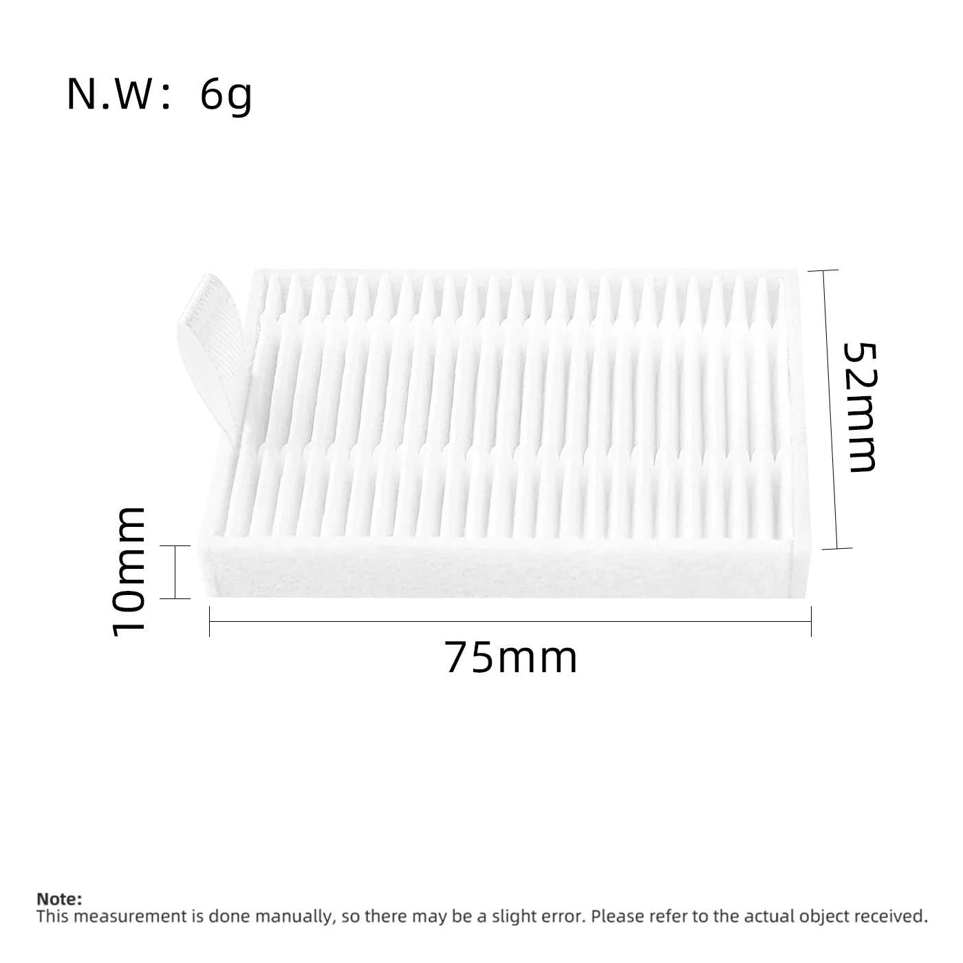 Compatible for iLife A30 Pro Accessories Main Brush Filter Dust Bag Mop Cloth Washable Replacement Parts Kit