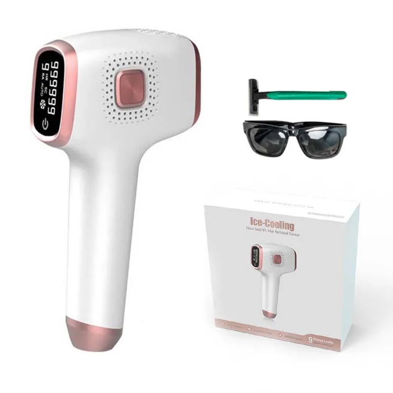 Laser Hair Removal IPL Device Dual Flashes Mode for Women Men Home Laser Quick Safe Treament