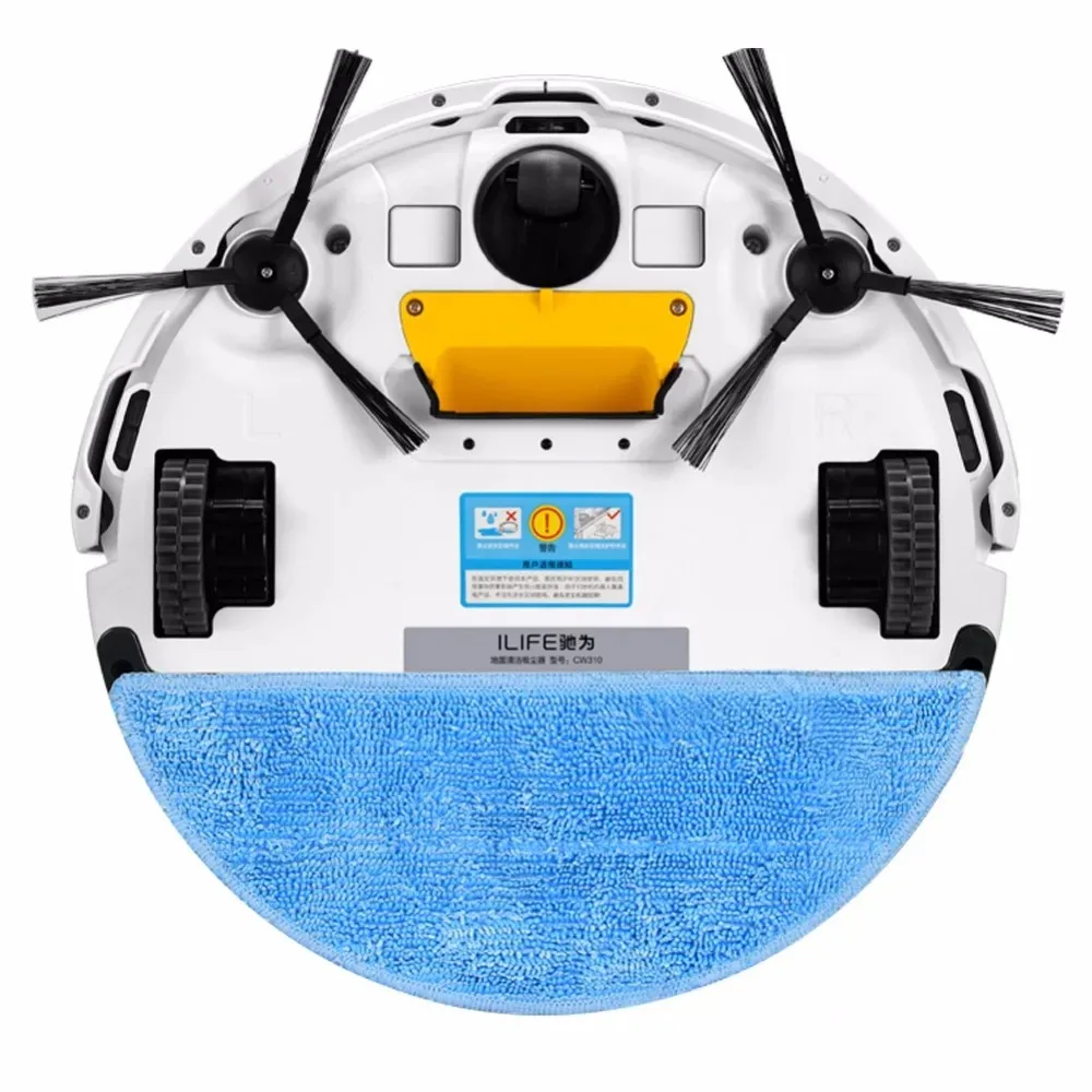 For ILife V5 V5S V3 V3S V5Pro V50 V55 X5 Robot Vacuum Cleaner Spare Parts, Side Brush HEPA Filter Mop Velcro Replacement Parts