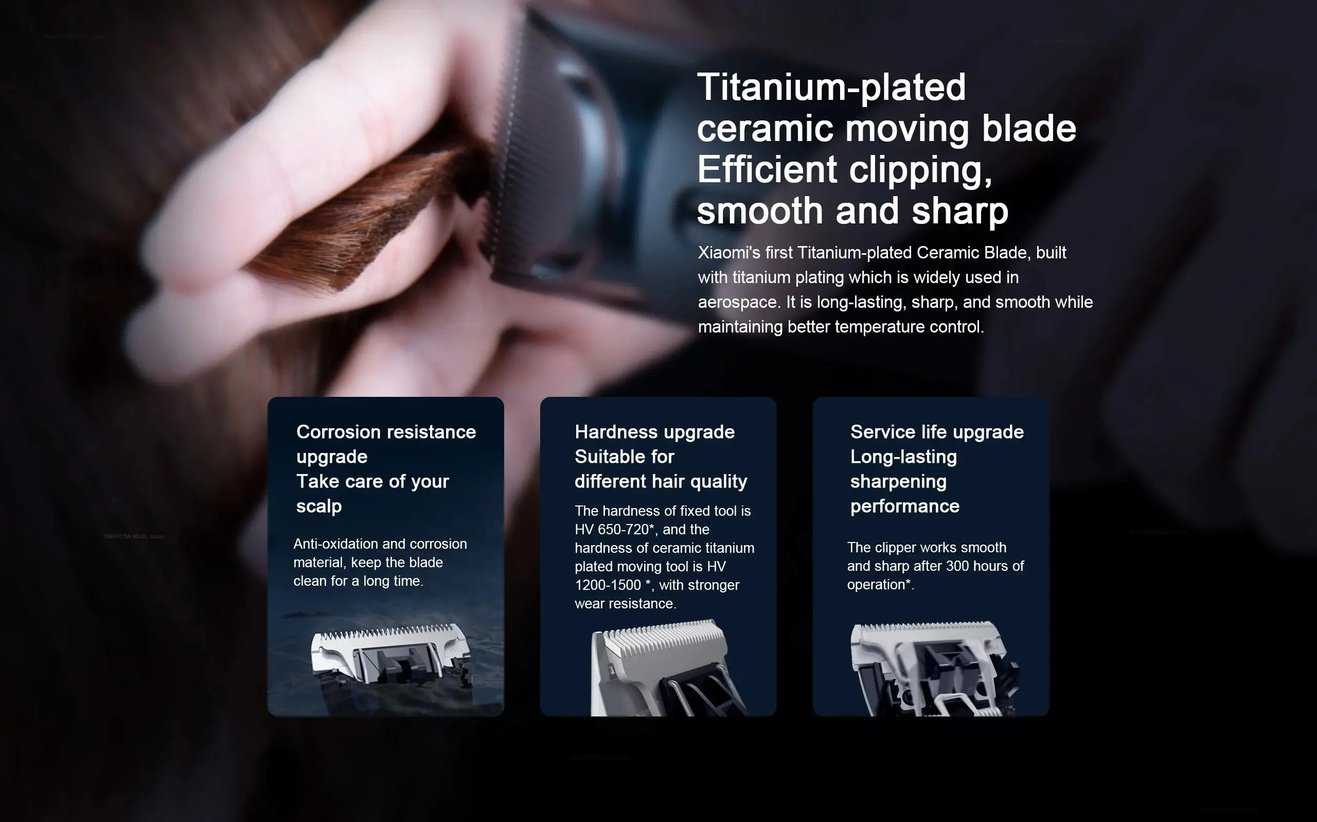 Xiaomi Mijia Men's Wireless Electric Hair Clipper Precision Sideburns Trimmer Barber Cutter Haircutting Tool